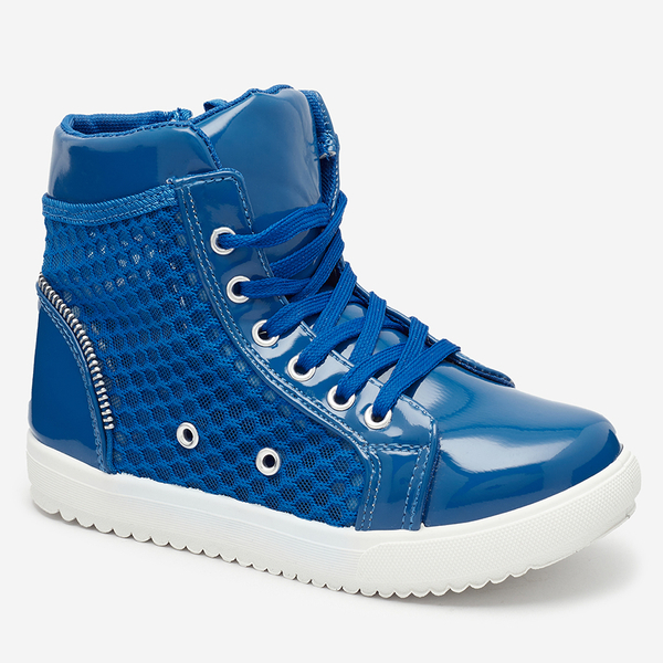 Сині кросівки для дівчаток на високих підборах Borris- Footwear
