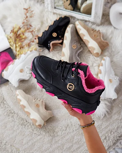 Royalfashion Sneakersy damskie z ociepleniem Caromi