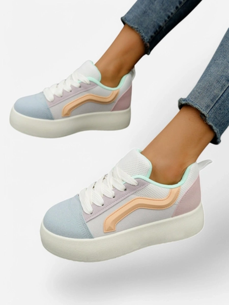 Royalfashion Sportowe sneakersy damskie na platformie Ensis