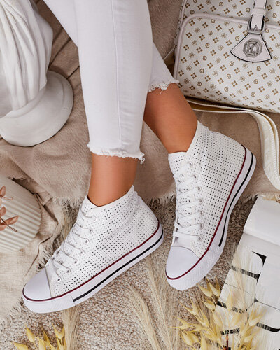 Royalfashion Damskie ażurowe trampki Nimm