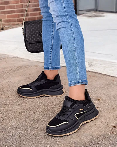 Royalfashion Sneakersy damskie z ociepleniem Ronniz