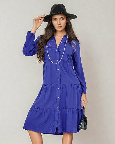 Royalfashion Damska sukienka midi