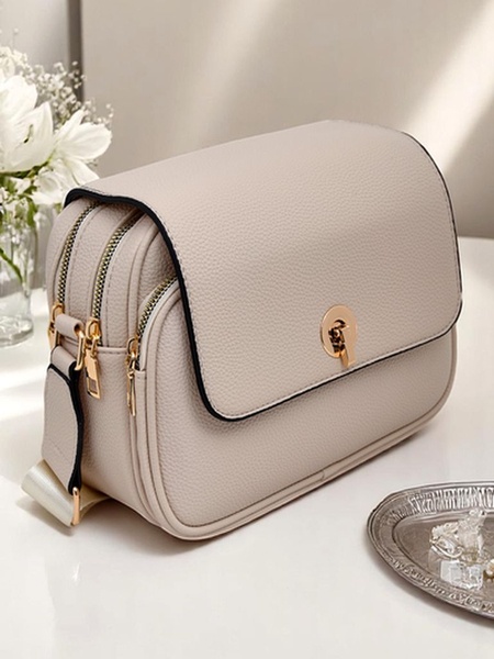 Royalfashion Mała damska torebka z eko skóry z 2 komorami