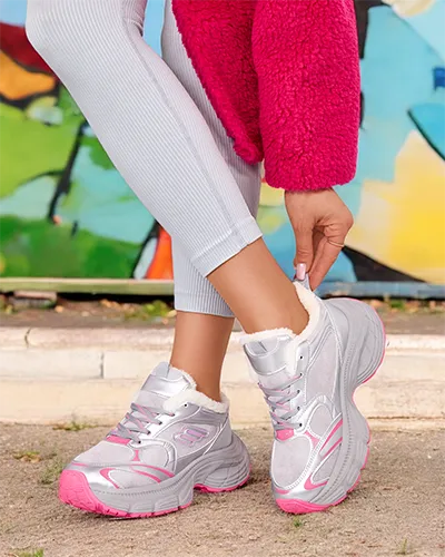 Royalfashion Sneakersy damskie z ociepleniem Cimen