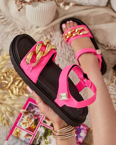 Royalfashion Жіночі босоніжки на ланцюжку Orette