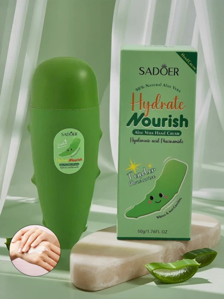 Aurelia Hydratia - Krem do rąk Aloe Vera z niacynamidem i kwasem hialuronowym 50g