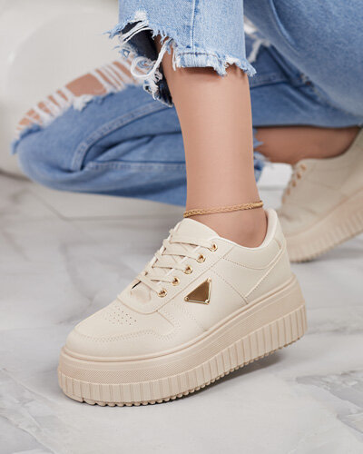 Royalfashion Damskie buty sportowe na platformie Aseldas