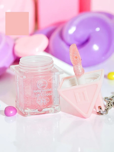 Błyszczyk do ust z brokatem kolor Light Pink