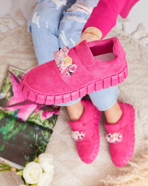 Royalfashion Półbuty sportowe z kolorowymi kamyczkami Resinello