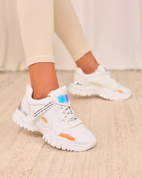 Білі жіночі кросівки Holys