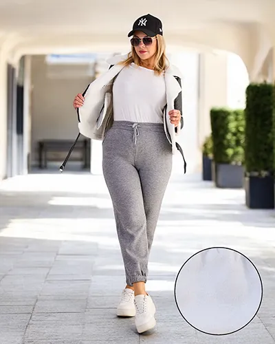 Royalfashion Spodnie dresowe damskie PLUS SIZE