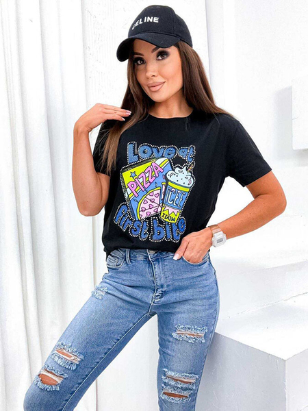 Royalfashion Damski t-shirt z nadrukiem