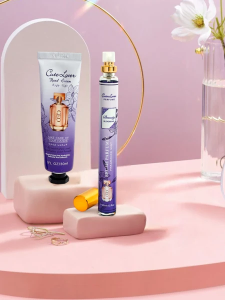 Zestaw Krem do rąk i perfumetka Violet Beauty Blooming