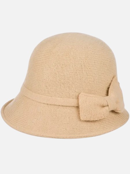 Kapelusz damski melonik z ozdobą Lady Rose