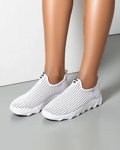 Royalfashion Wsuwane damskie materiałowe buty sportowe Eraste