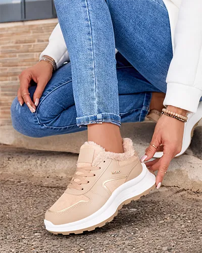 Royalfashion Sneakersy damskie z ociepleniem Ronniz