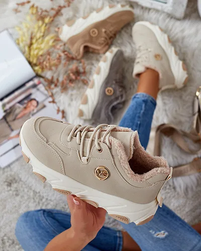Royalfashion Sneakersy damskie z ociepleniem Caromi
