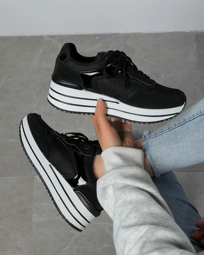 Royalfashion Sportowe sneakersy damskie na platformie Revided