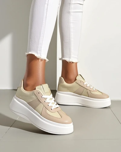 Royalfashion Sportowe sneakersy damskie na platformie Safirrat