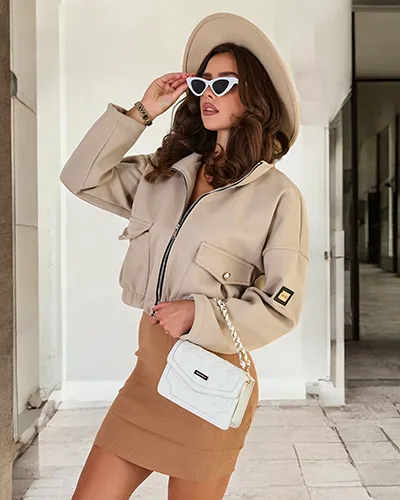 Royalfashion Kurtka damska typu bomberka