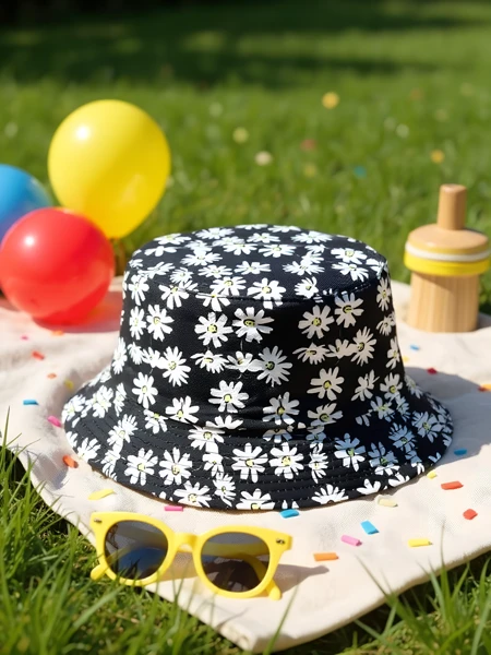 Royalfashion Dziecięcy Kapelusz typu Bucket Color Splash Bucket