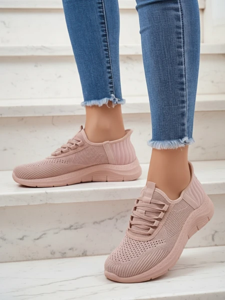 Royalfashion Wsuwane damskie materiałowe buty sportowe Arrate