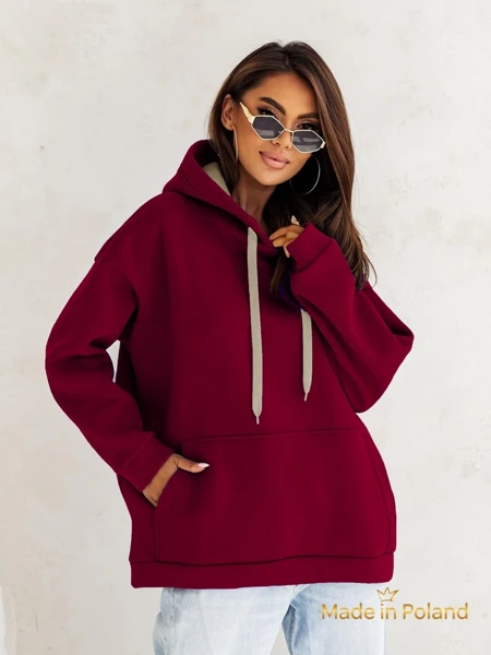 Royalfashion Bluza damska z kapturem oversize