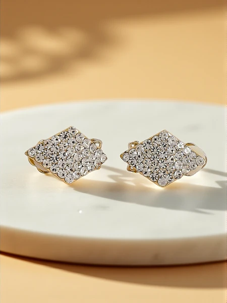 Royalfashion Klipsy kolczyki damskie z cyrkoniami