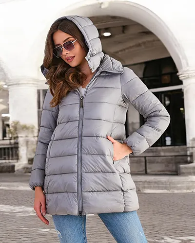 Жіноча зимова куртка Royalfashion з стьоганням