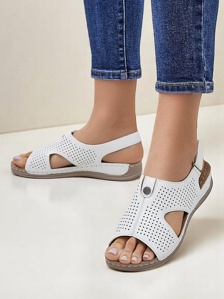 Royalfashion Damskie sandały ażurowe Leminni