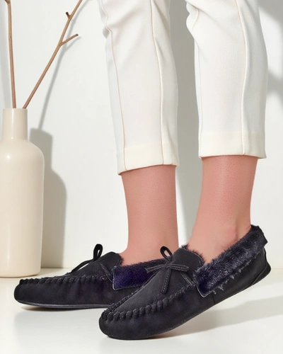 Royalfashion Жіночі мокасини з хутром Ahtikes