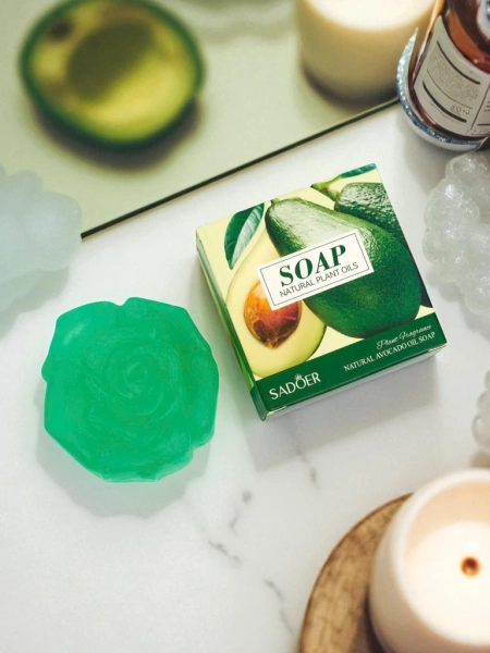 Royalfashion Mydełko glicerynowe w kształcie kwiatu Awokado