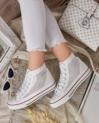 Royalfashion Damskie ażurowe trampki Nizzef