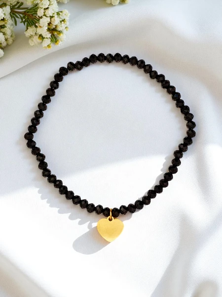 Royalfashion Bransoletka damska z zawieszką serduszka