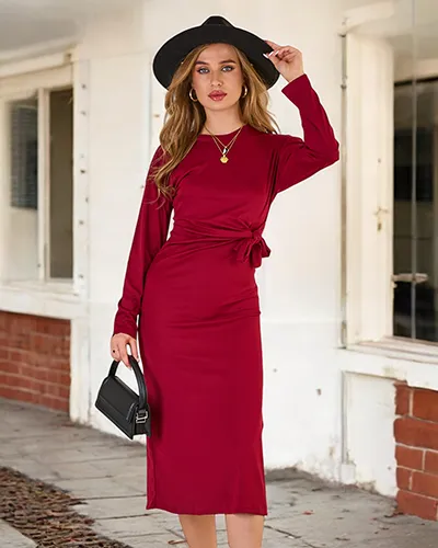 Royalfashion Damska sukienka midi