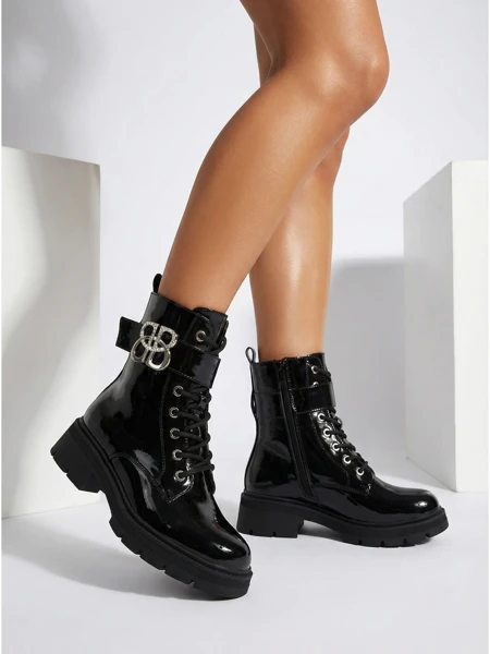 Жіночі Ботильйони Luna Чорні Шкіряні Елегантні на Осінь