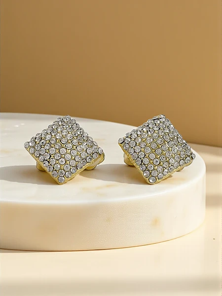 Royalfashion Klipsy kolczyki damskie z cyrkoniami