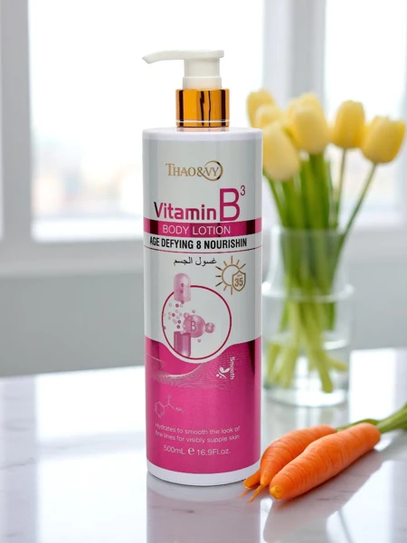 Balsam do ciała przeciwstarzeniowy i nawilżający z Witaminą B3 AgeDefy