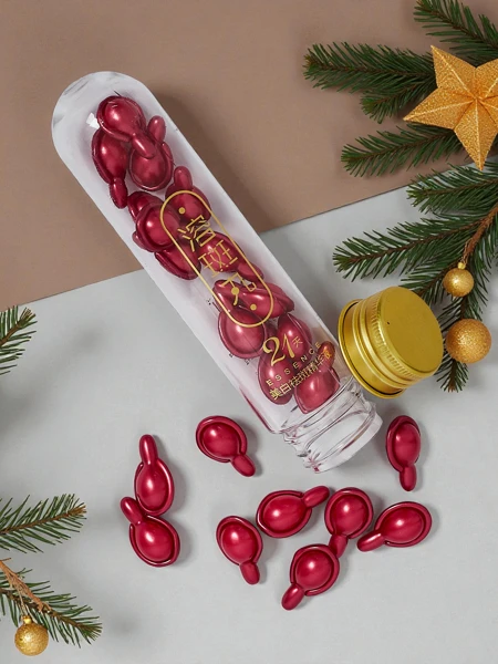 OSUFI Kapsułki nawilżające, przeciwzmarszczkowe do twarzy z Witaminą E