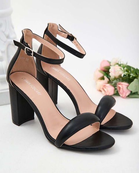 Royalfashion Sandałki damskie na słupku Leheres