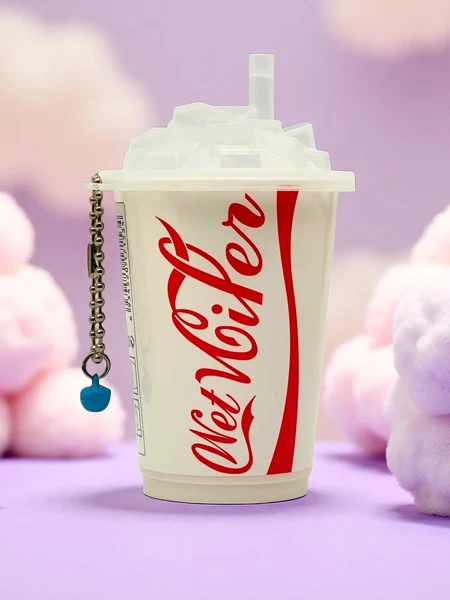 Chusteczki nawilżające w ozdobnym opakowaniu kubeczka z lodem 30szt