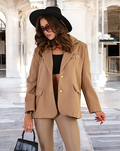 Royalfashion Krótki płaszcz damski