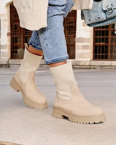 Royalfashion Botki damskie wsuwane Dorino