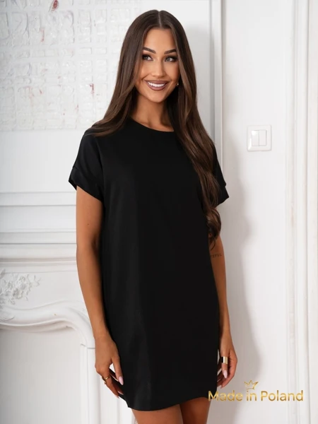 Prosta damska krótka sukienka Lady Time