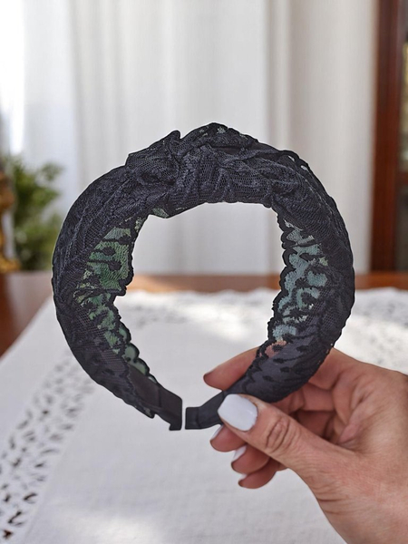 Royalfashion Opaska do włosów koronkowa Koralia