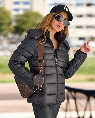 Royalfashion damska kurtka zimowa pikowana