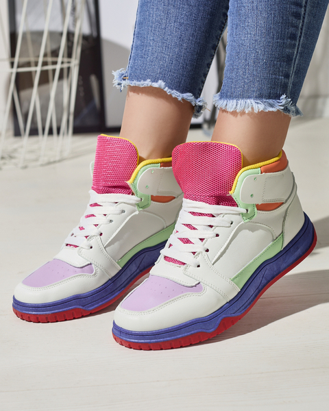Kolorowe sportowe sneakersy damskie Aopp- Obuwie