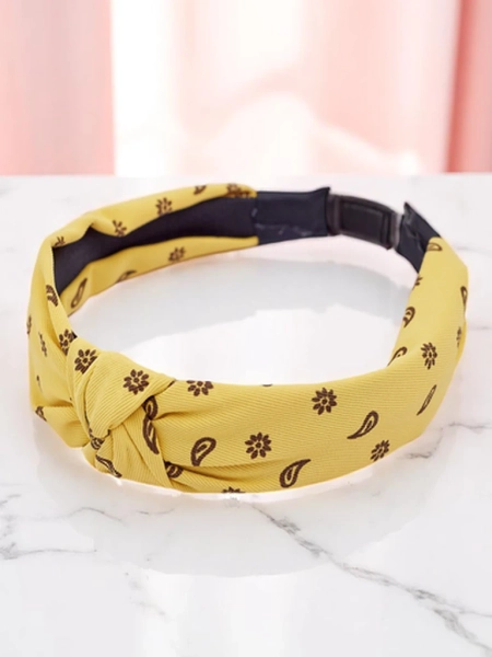 Royalfashion Opaska do włosów z pleceniem we wzorki Grafity Boom