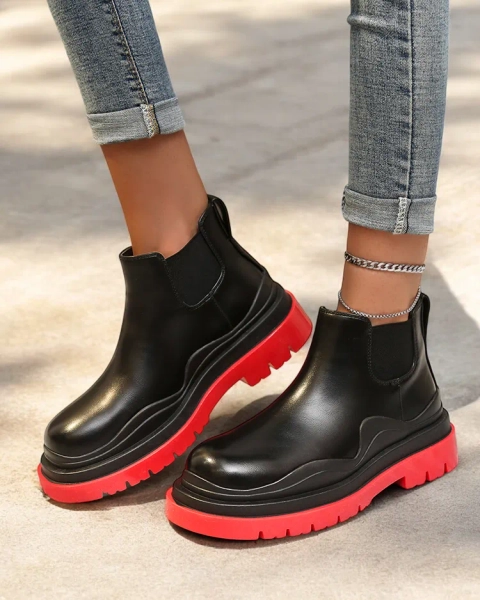 Royalfashion Botki damskie wsuwane Derri