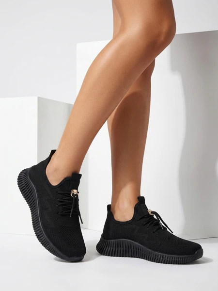 Royalfashion Wsuwane damskie materiałowe buty sportowe Royaletta